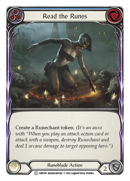 Card: Read the Runes (blu)