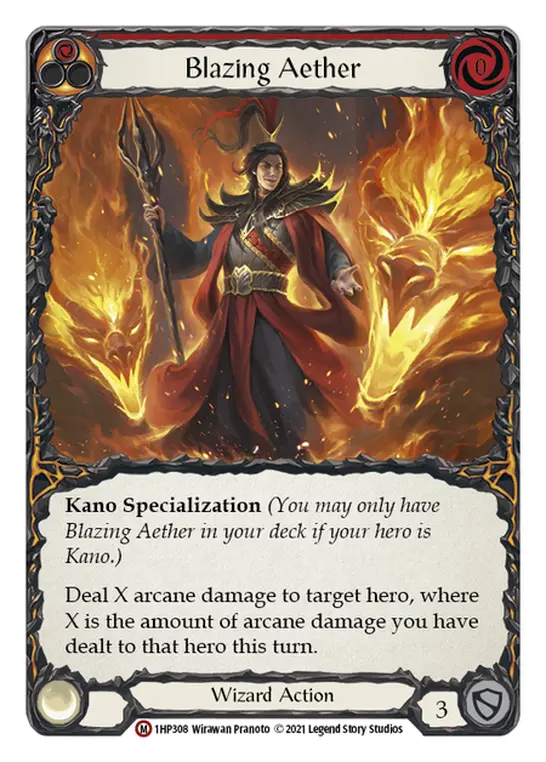 Card: Blazing Aether (red)