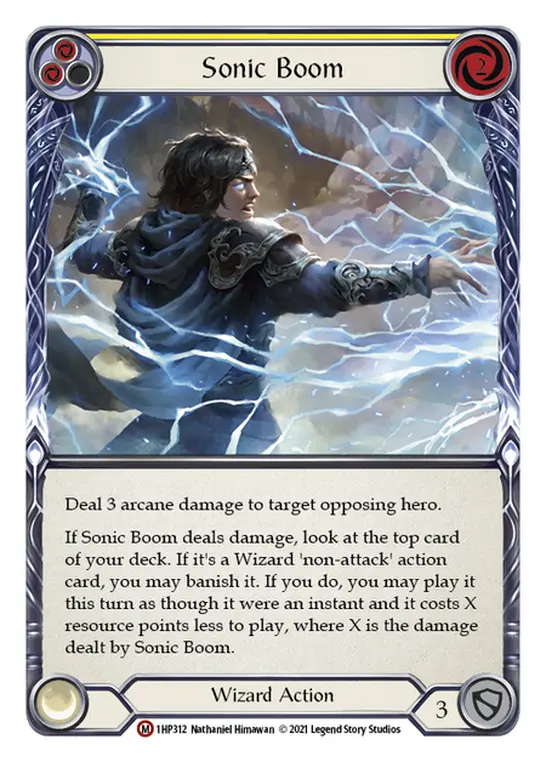 Card: Sonic Boom (yel)