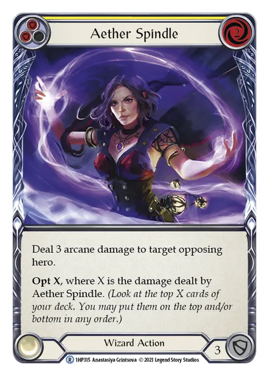 Card: Aether Spindle (yel)