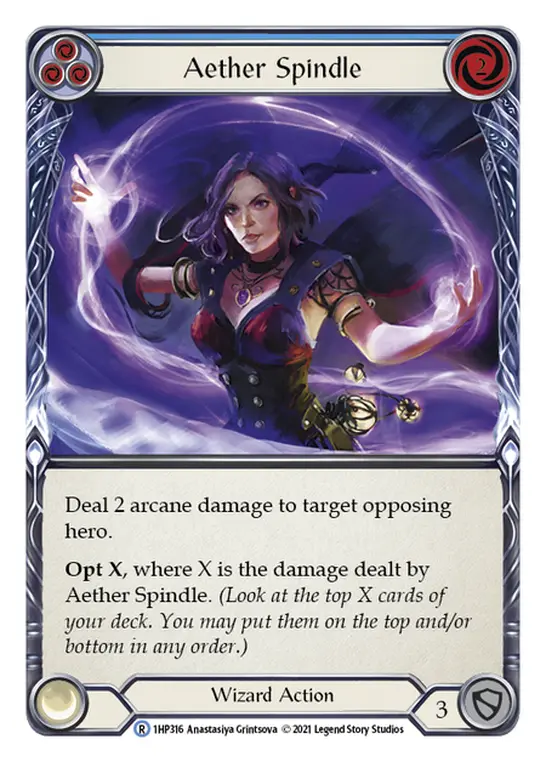 Card: Aether Spindle (blu)