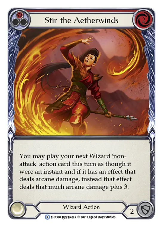 Card: Stir the Aetherwinds (red)