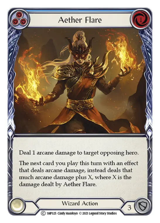 Card: Aether Flare (blu)
