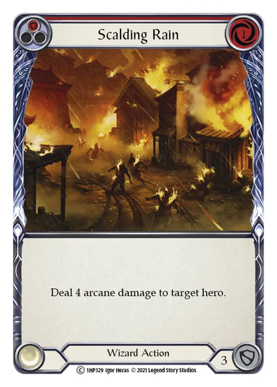 Card: Scalding Rain (red)