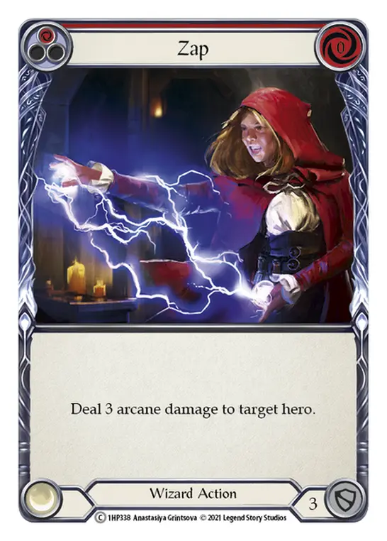 Card: Zap (red)