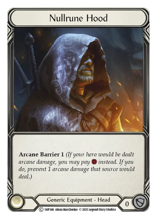 Card: Nullrune Hood