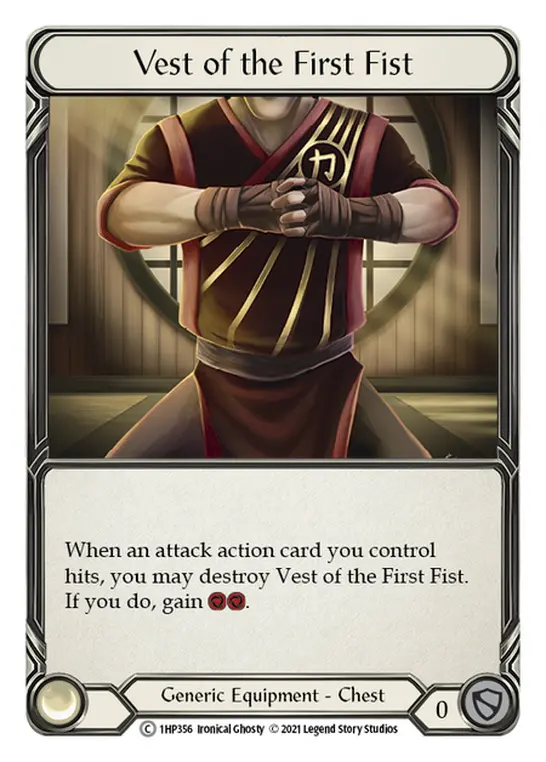 Card: Vest of the First Fist