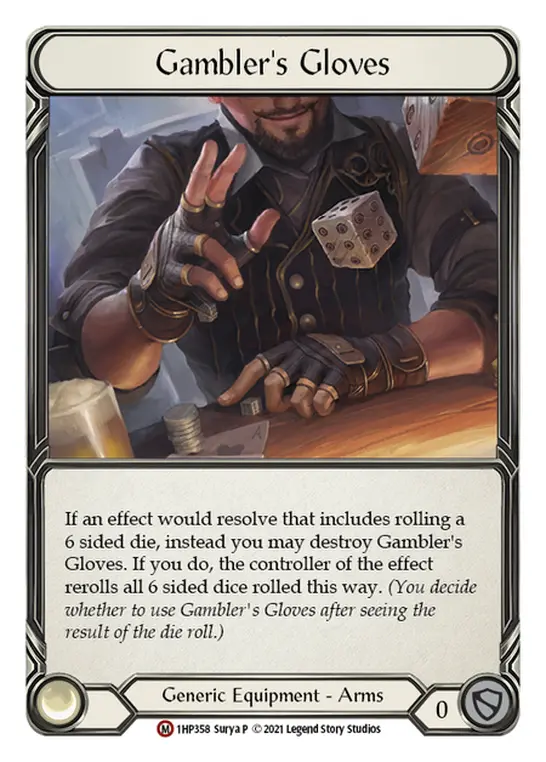 Card: Gambler's Gloves