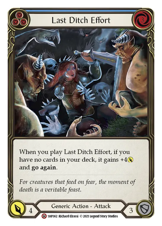 Card: Last Ditch Effort (blu)