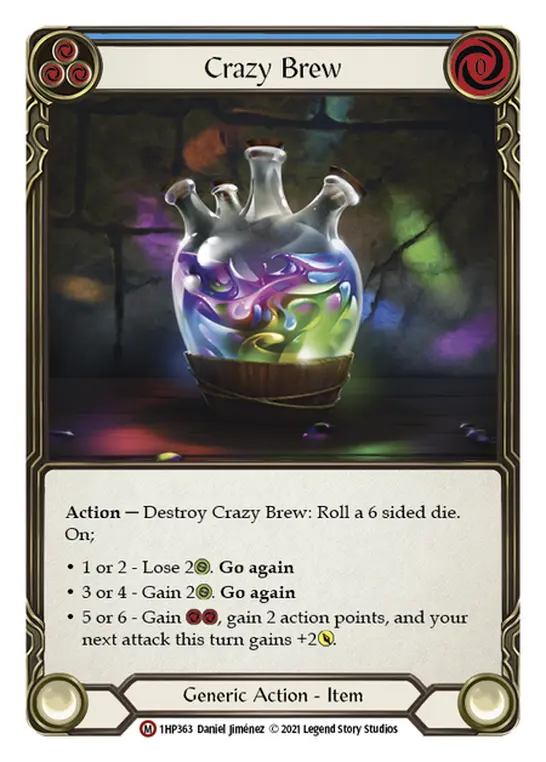Card: Crazy Brew (blu)
