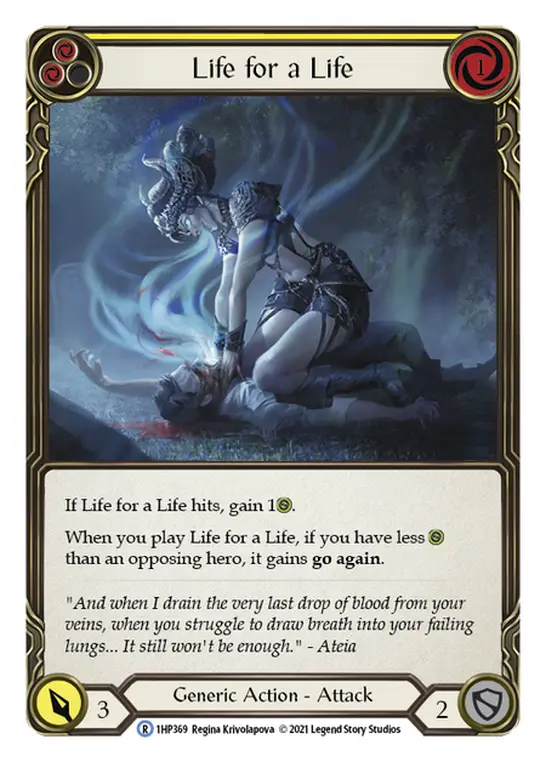 Card: Life for a Life (yel)