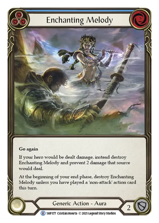 Card: Enchanting Melody (blu)