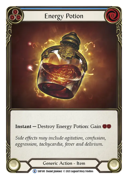 Card: Energy Potion (blu)