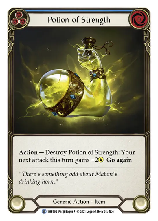 Card: Potion of Strength (blu)