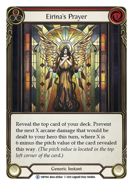 Card: Eirina's Prayer (red)
