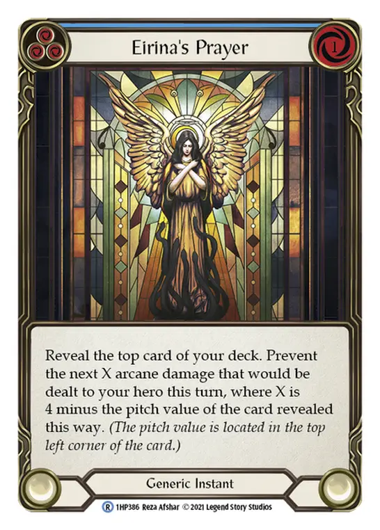 Card: Eirina's Prayer (blu)