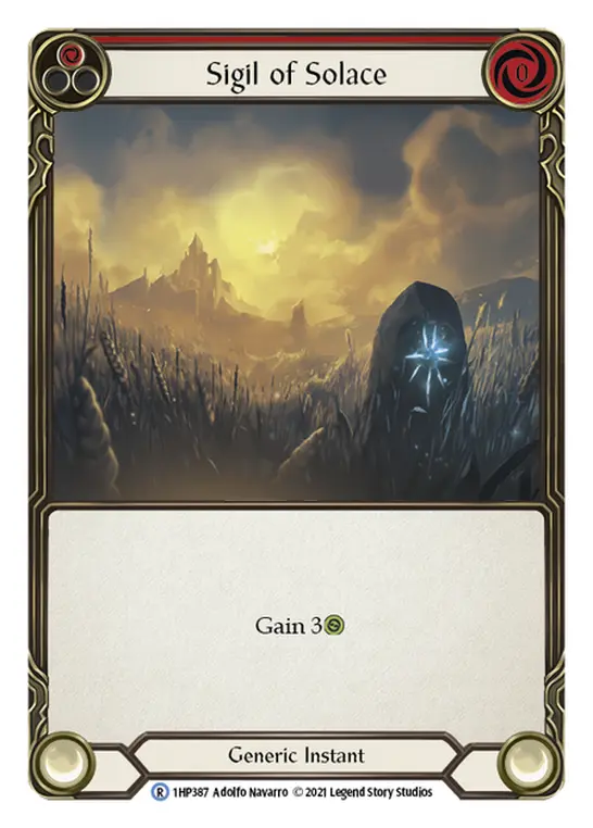 Card: Sigil of Solace (red)
