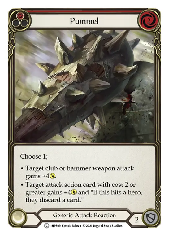 Card: Pummel (red)
