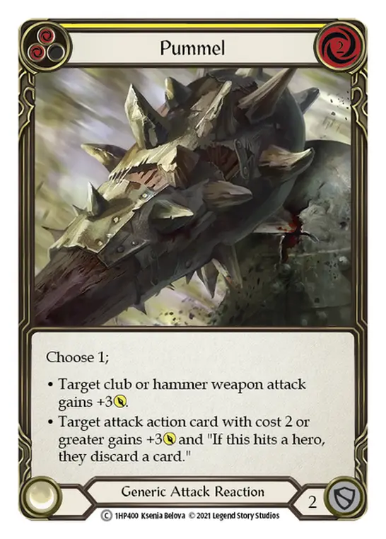 Card: Pummel (yel)