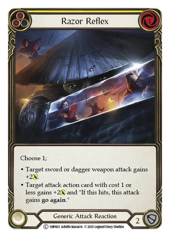 Card: Razor Reflex (yel)