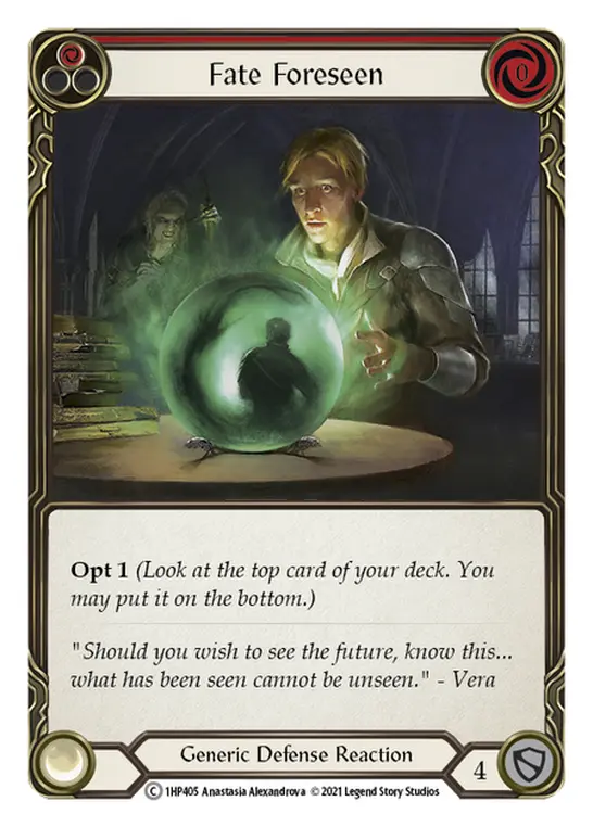 Card: Fate Foreseen (red)