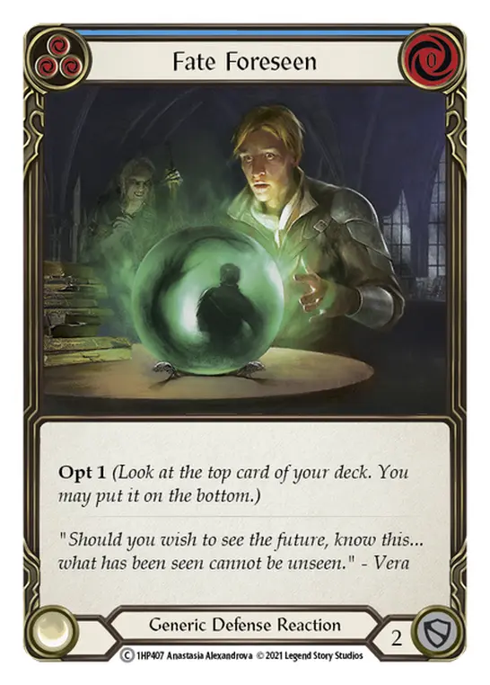 Card: Fate Foreseen (blu)