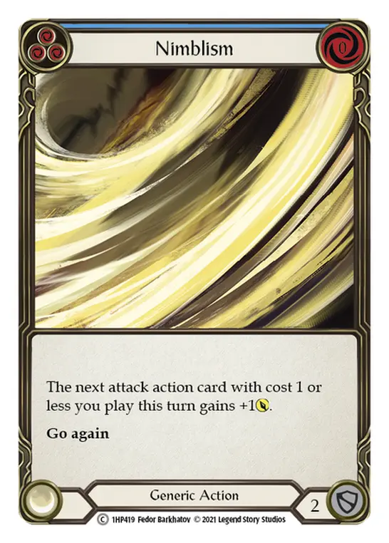 Card: Nimblism (blu)