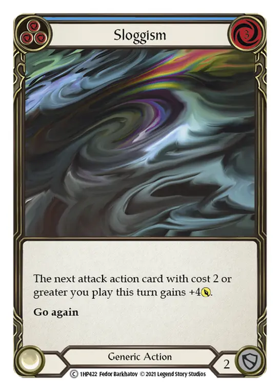 Card: Sloggism (blu)