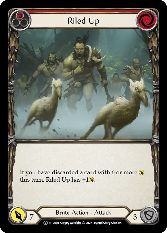 Card: Riled Up (red)