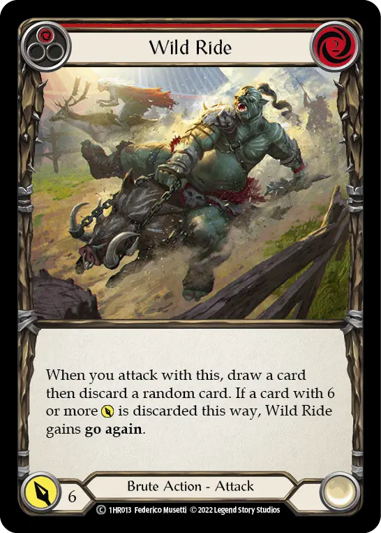 Card: Wild Ride (red)