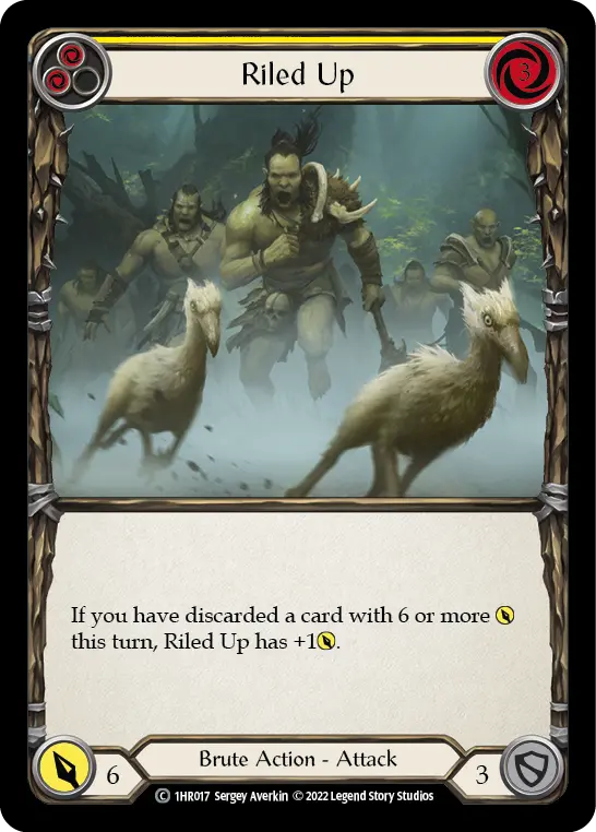 Card: Riled Up (yel)