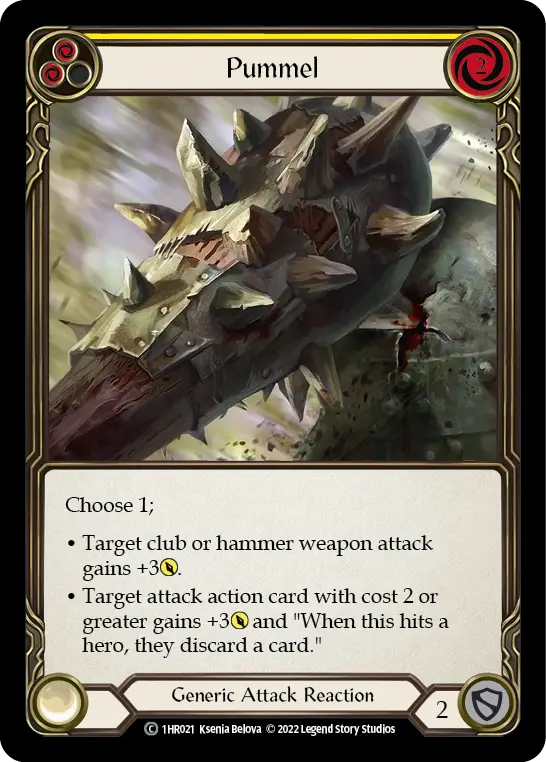 Card: Pummel (yel)