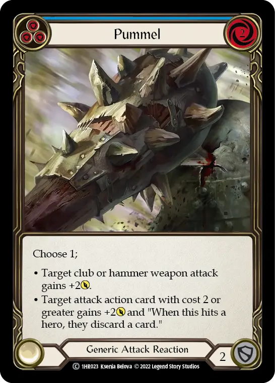 Card: Pummel (blu)