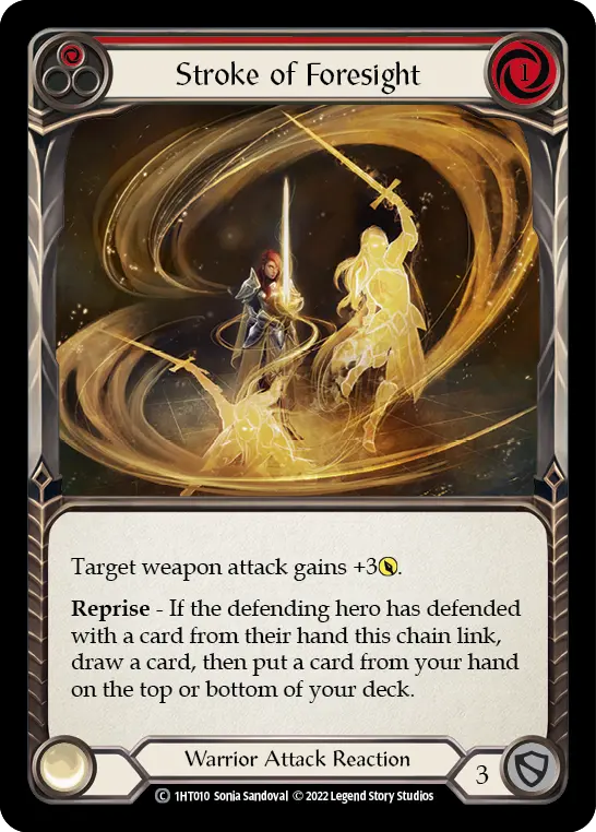 Card: Stroke of Foresight (red)