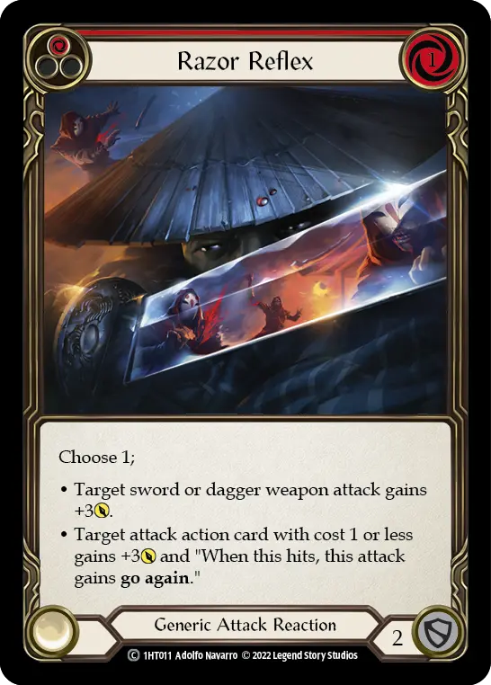 Card: Razor Reflex (red)