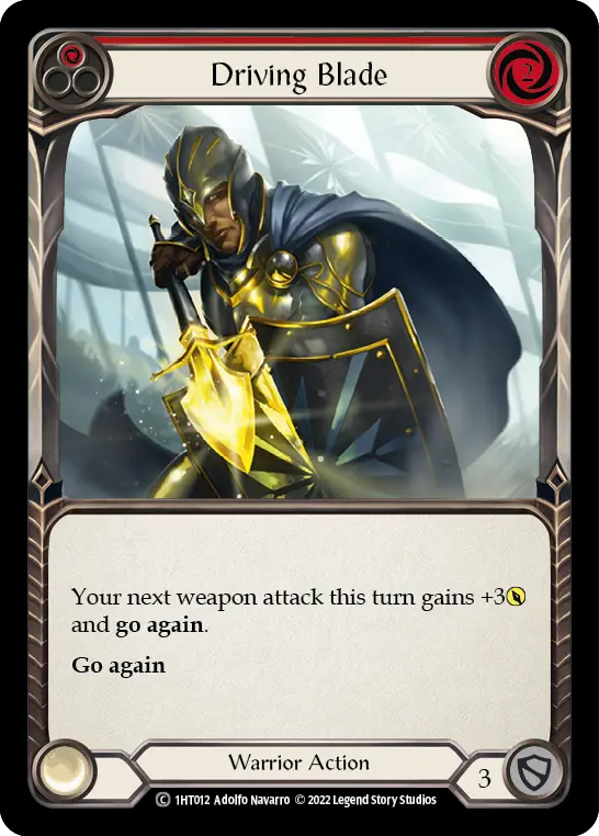 Card: Driving Blade (red)
