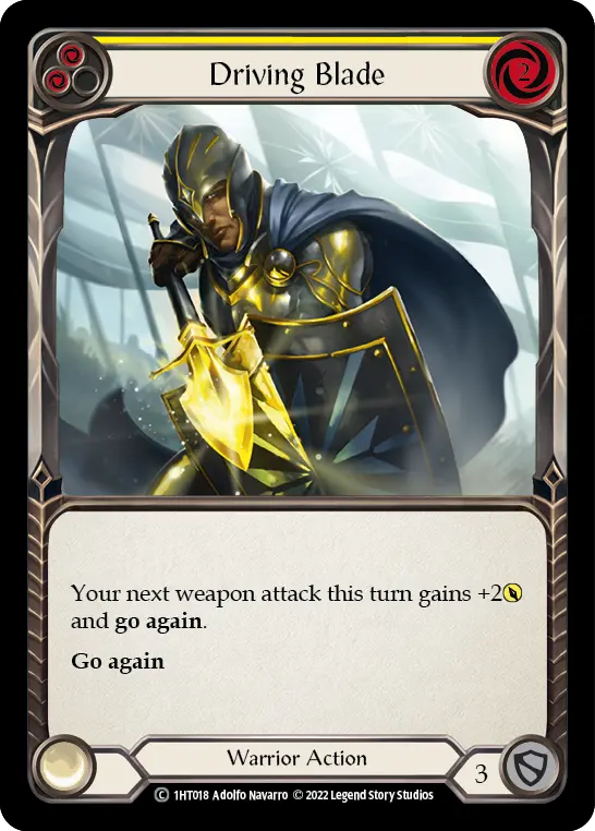 Card: Driving Blade (yel)