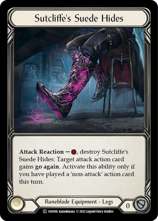Card: Sutcliffe's Suede Hides