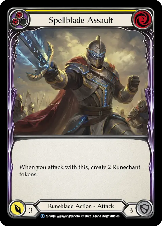 Card: Spellblade Assault (yel)