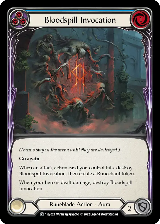 Card: Bloodspill Invocation (blu)
