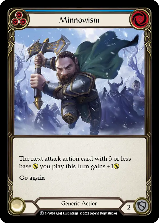 Card: Minnowism (blu)