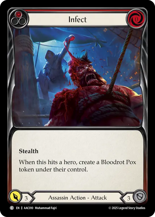 Card: Infect (red)