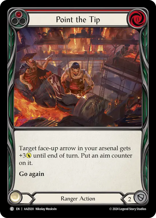 Card: Point the Tip (red)