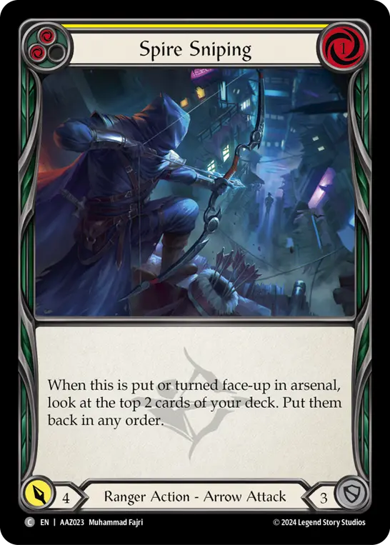 Card: Spire Sniping (yel)