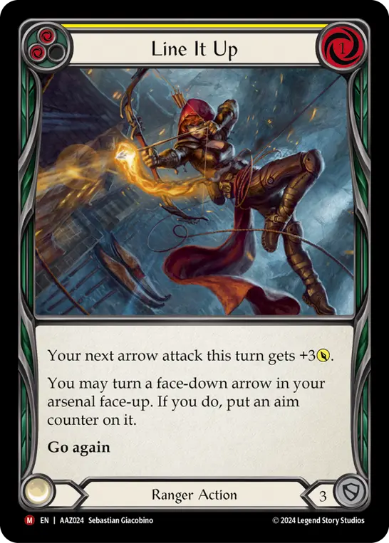 Card: Line It Up (yel)