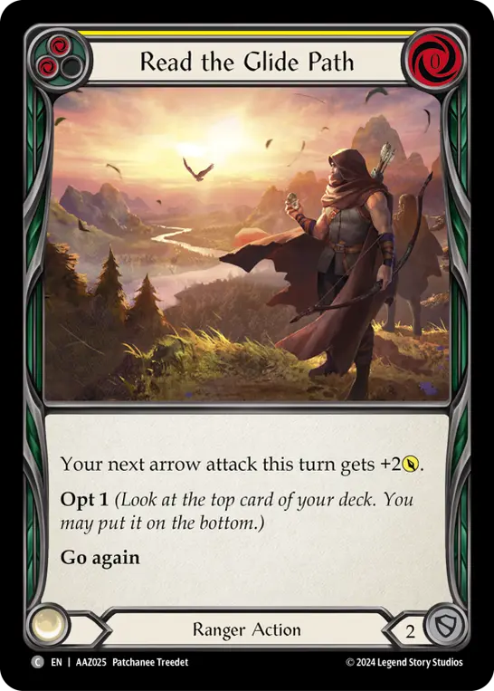 Card: Read the Glide Path (yel)