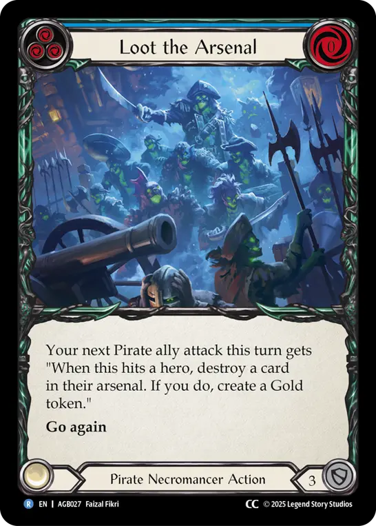 Card: Loot the Arsenal (blu)
