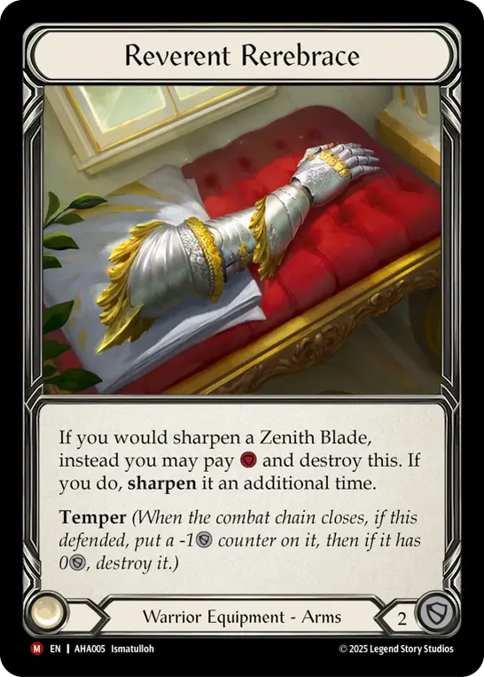 Card: Reverent Rerebrace