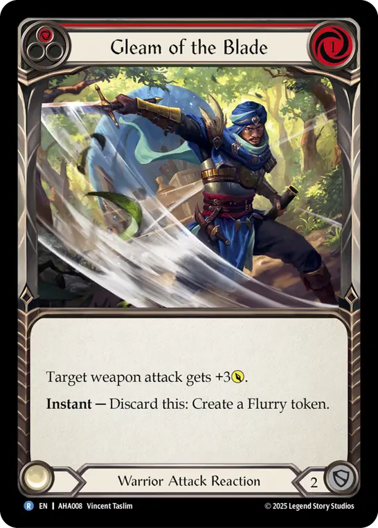 Card: Gleam of the Blade (red)