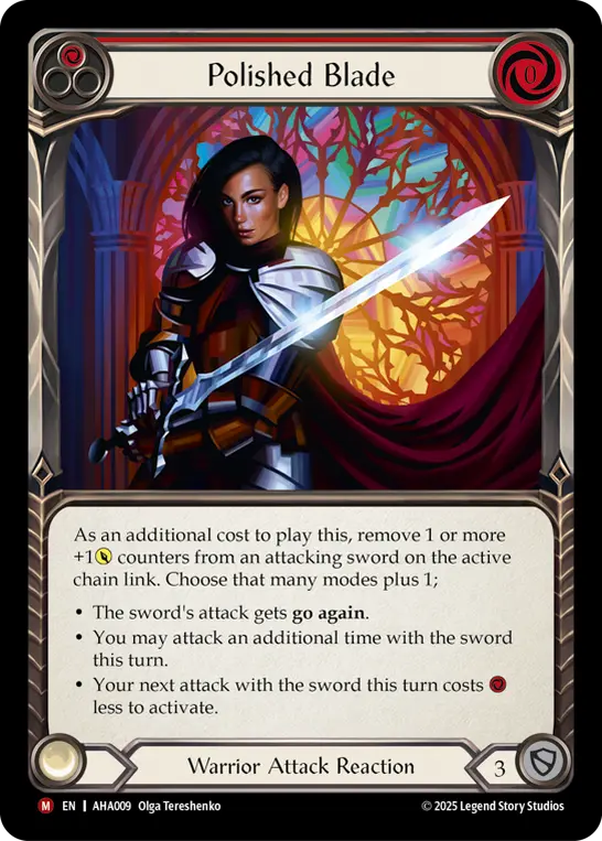 Card: Polished Blade (red)